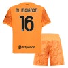 Virallinen pelipaita AC Milan M. Maignan 16 Maalivahti 2025-26 Lyhythihainen Oranssi - Lasten ( + Lyhyet housut )